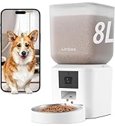 Amazon | 自動給餌器 猫 犬用 8L 大容量 定時定量 自動えさやり器 猫 1